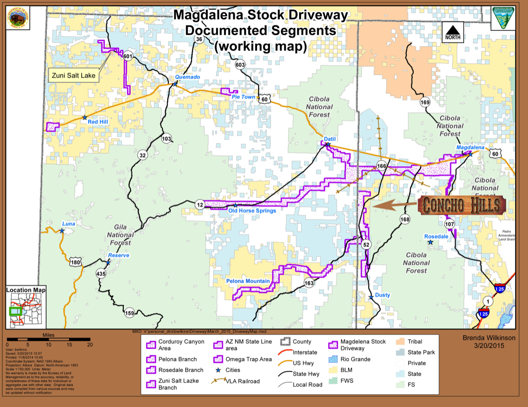 Map - Our Ranch on Magdalena Stock Driveway Map - Our Ranch on Magdalena Stock Driveway